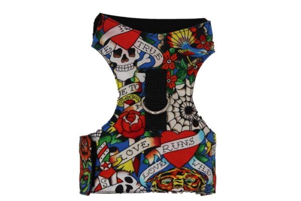 Ed Hardy Blue Tattoo Cat Harness